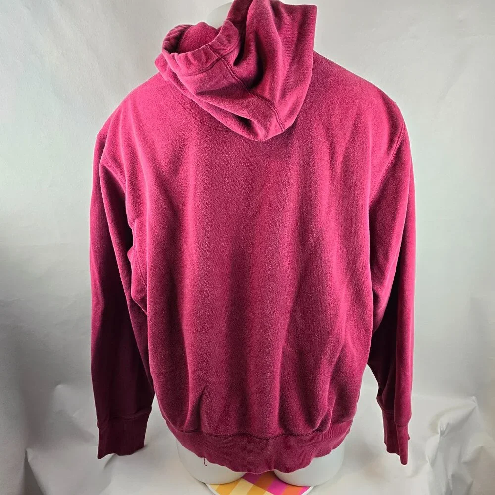 Nike Sweatshirt Mens Large Red Hoodie Sportswear Athletisure Swoosh Casual Sport - Picture 8 of 12